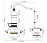 10 Liters Rotating Column Alembic - Image 9