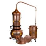 100 Liters Rotating Column Alembic COMPLETE
