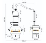 100 Liters Rotating Column Alembic COMPLETE - Image 5