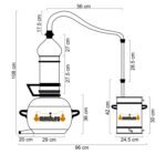 30 Liters Rotating Column Alembic COMPLETE - Image 9