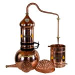 30 Liters Rotating Column Alembic + Thermometer + Separation Grids