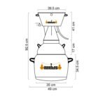 30 Liters Steam Alquitara + Thermometer + Alcoholmeter - Image 6
