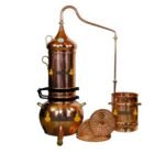 5 Liters Rotating Column Alembic + Thermometer + Separation Grids - Image 16