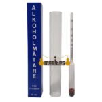 Alcoholmeter 21cm scale 0-100 Gay Lussac