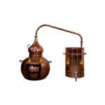 Classic 200 Liters Alembic + Thermometer + Alcoholmeter SOLIDS