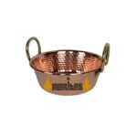 Hammered bowl with handles 16 cm