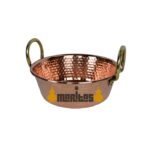 Hammered bowl with handles 18 cm