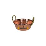 Hammered bowl with handles 20 cm