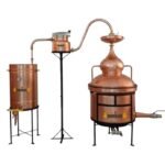 Hydraulic Alembic 100 liters Complete GIN BOX