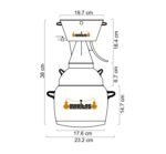Steam Alquitara 3 liters COMPLETE ELECTRIC - Image 8