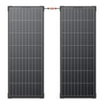 Set of 2x EcoFlow 130W photovoltaic panel (rigid construction)