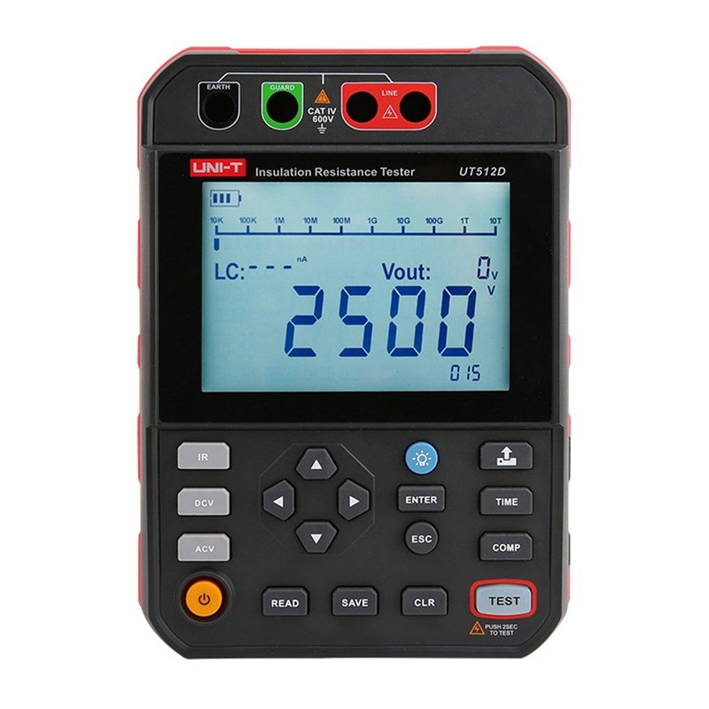 57984_1.jpg Uni-T UT512D High-Voltage Insulation Resistance Tester - Image 1