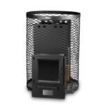 Pirts krāsns Skamet SY-120-GL ar apaļu režģa korpusu (16-25 m³) - Image 3