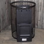Pirts krāsns Skamet SY-120-GL ar apaļu režģa korpusu (16-25 m³) - Image 6