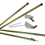 Telescopic Steel Tarp Pole Set