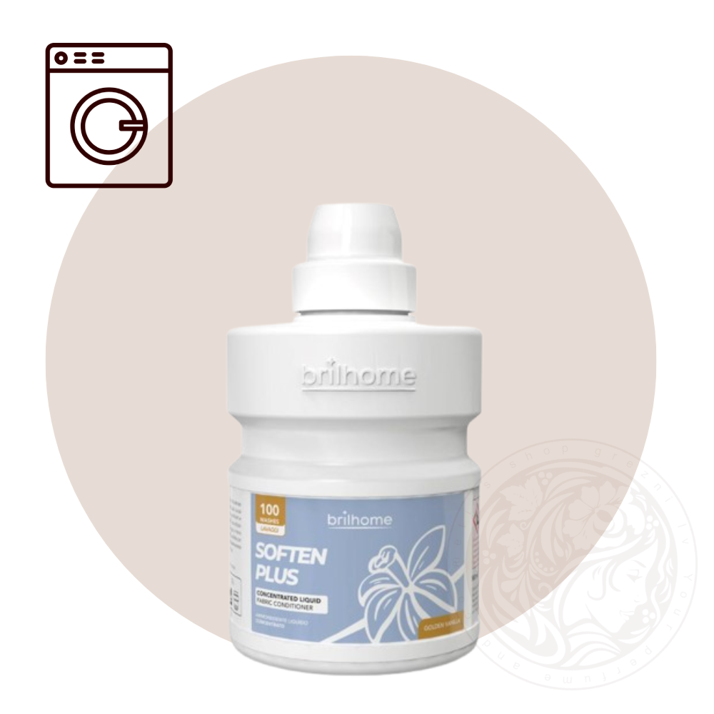 Brilhome-Soften-plus-Golden-vanilla-velas-mikstinatajs-500ml-BH0016-grezni-lv-pirkt.webp Brilhome Soften plus Golden vanilla veļas mīkstinātājs 500ml BH0016 - Image 1