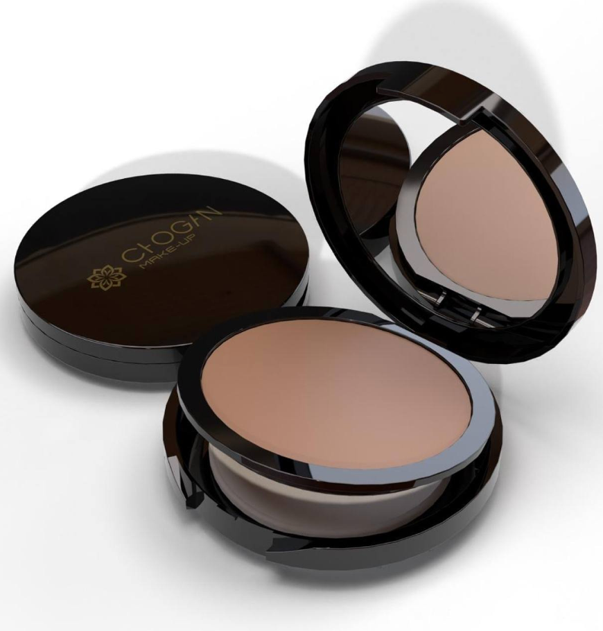Chogan-Warm-Shade-Pressed-Powder.png Chogan presēts pūderis "siltais tonis" Warm Shade - Image 1